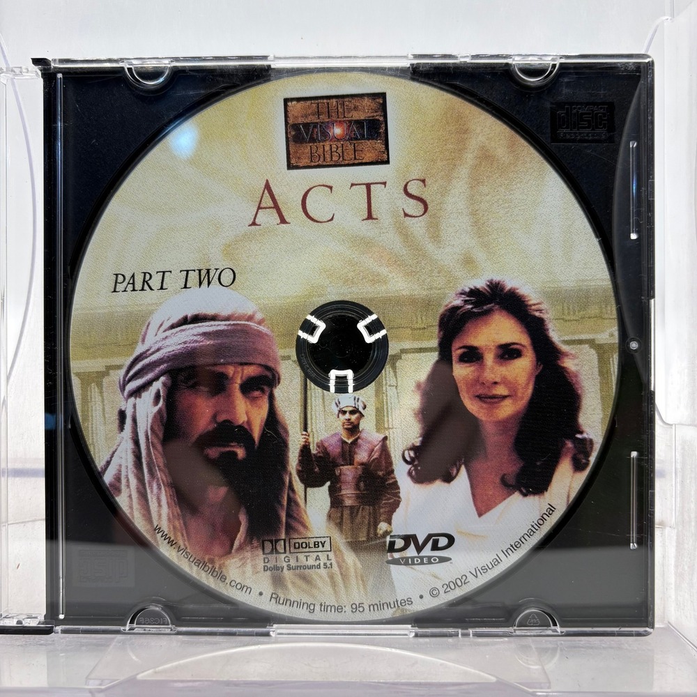 The Visual Bible Acts Part Two DVD 2002 Visual International Dolby Digital 5.1